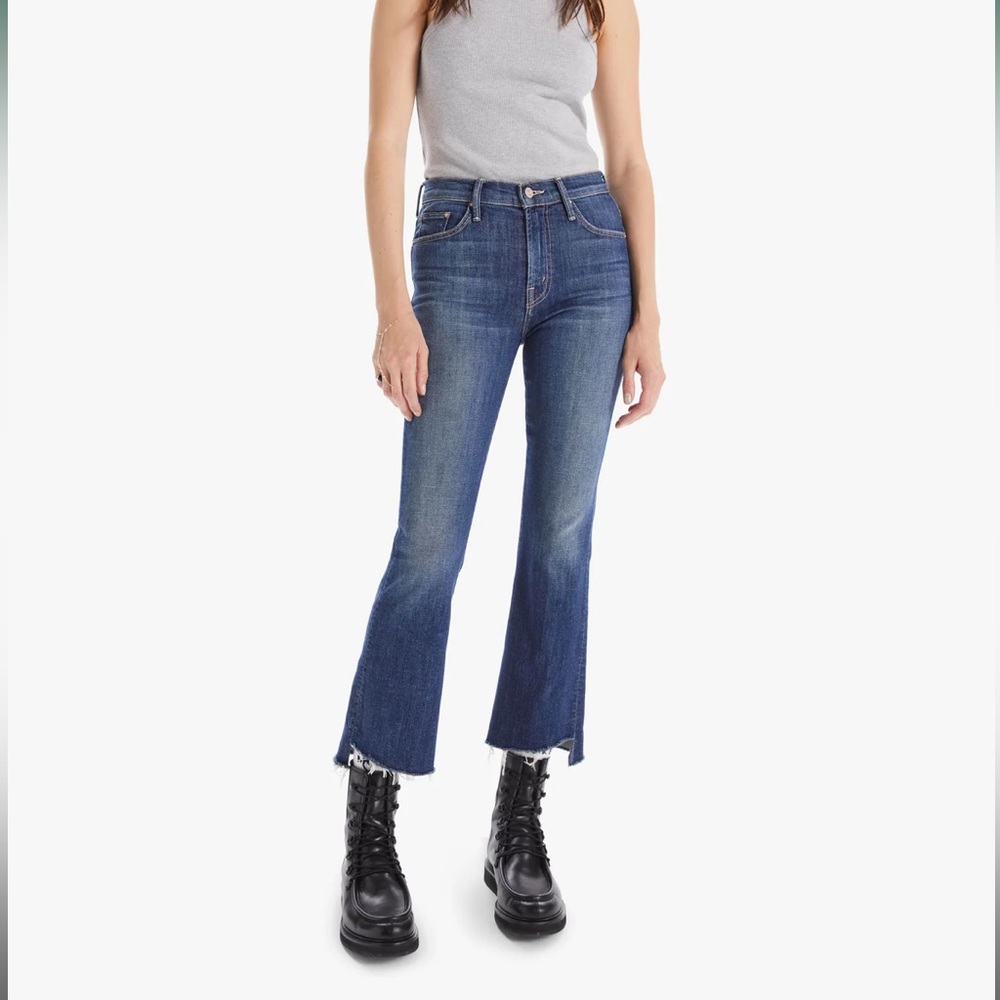 FLAWLESS MOTHER The Insider Crop Step Fray Sz 24